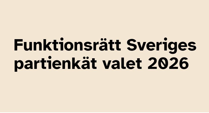 Funktionsrätt Sverige.